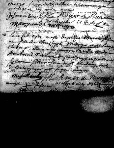 MARGOT, Susanne bap. 1721